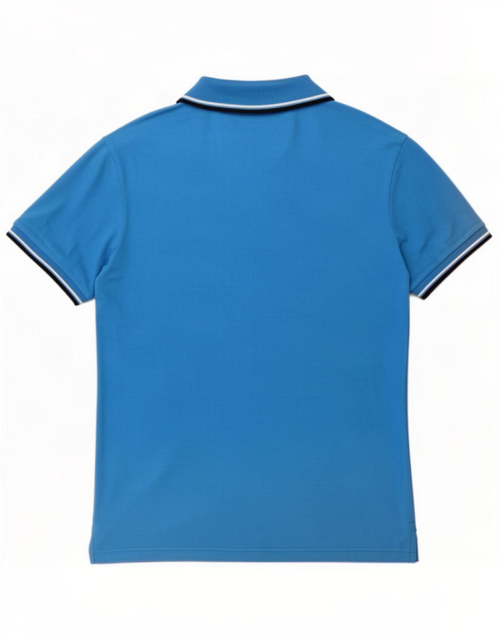 Polo Diadora Uomo Large in Cotone Rigato Blu