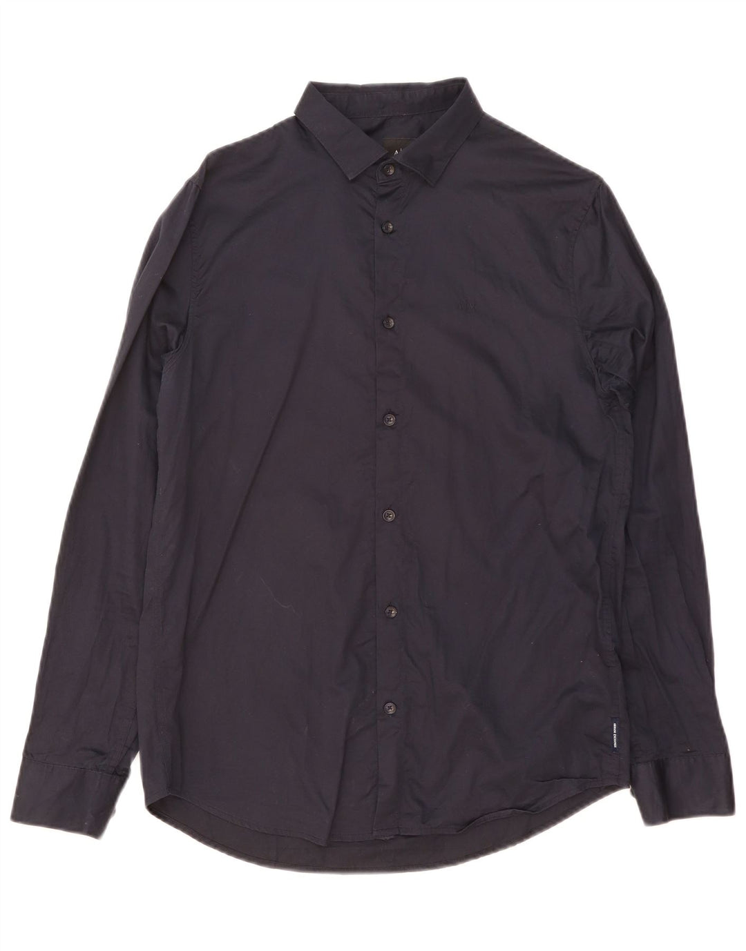 Camicia Armani Exchange Uomo Cotone Medio Nero