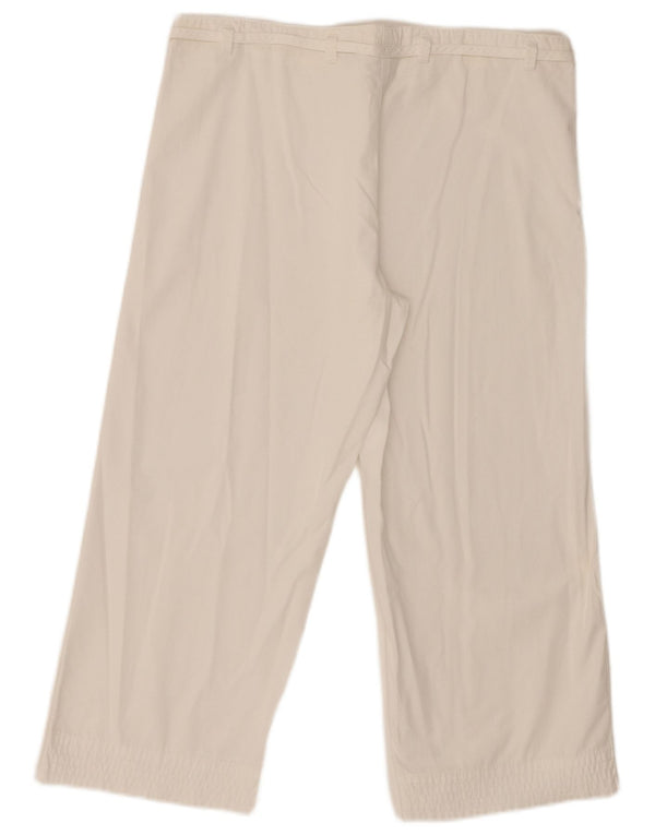 Pantaloni Capri da donna Puma UK 10 Small W32 L22 Cotone bianco