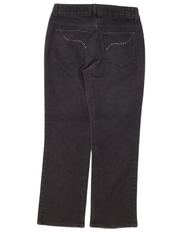 Jeans dritti Riders da donna LEE US 10 Large W32 L29 cotone nero
