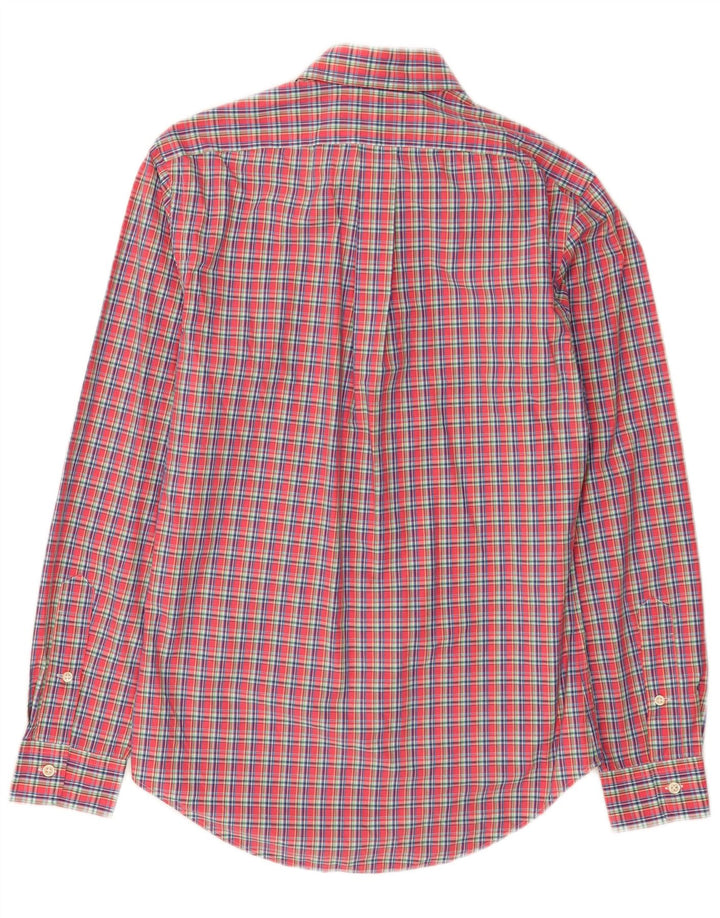 Camicia slim fit da uomo Ralph Lauren in cotone a quadri rossi piccoli
