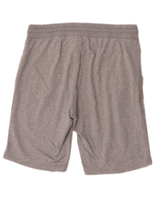 Pantaloncini sportivi Nike da uomo in cotone grigio medio