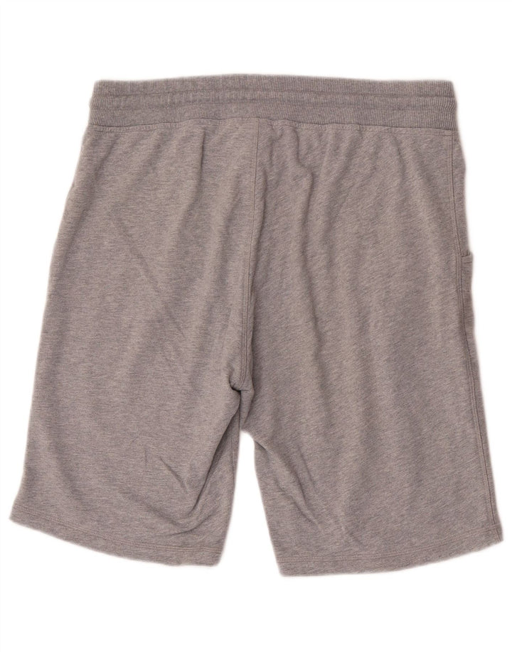 Pantaloncini sportivi Nike da uomo in cotone grigio medio