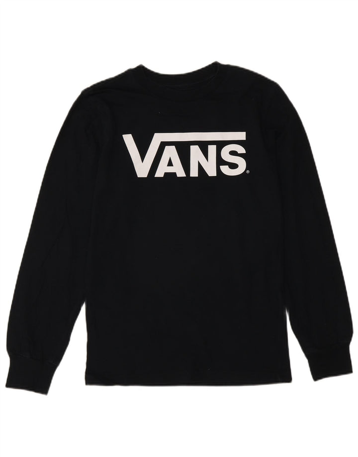 Top da uomo Vans con vestibilità classica, grafica, manica lunga, XS, cotone nero