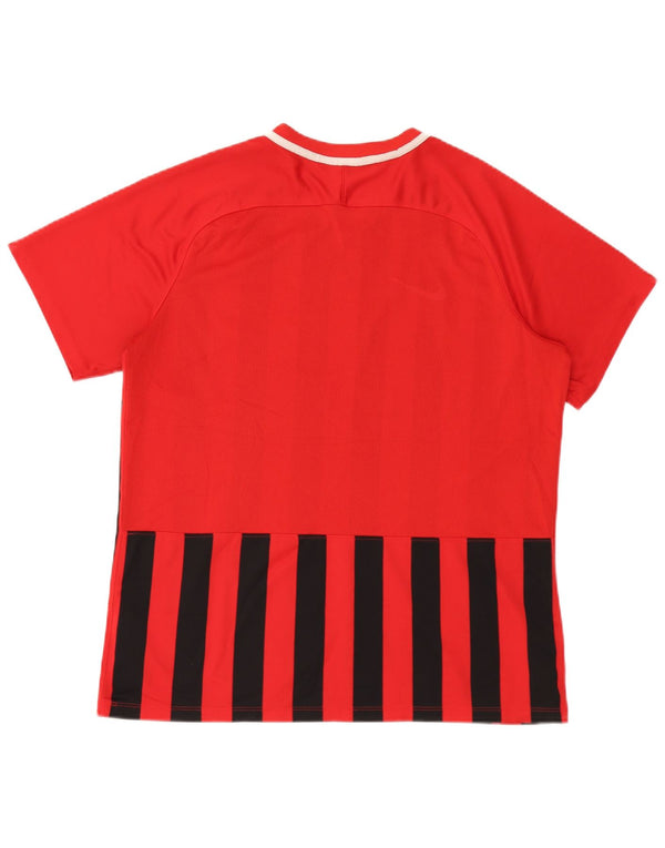 T-shirt Nike Dri Fit da uomo XL in poliestere a righe rosse