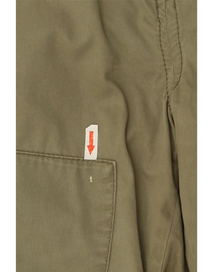 Pantaloncini cargo da donna Dockers W31 cotone kaki medio