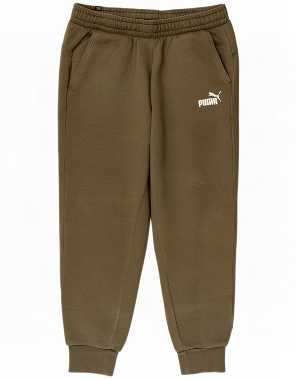 Puma Pantaloni da tuta da uomo Joggers Large Khaki Cotton
