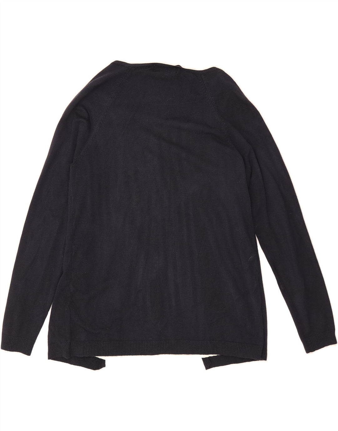 MICHAEL KORS Womens Cardigan Sweater UK 14 Large Navy Blue Rayon Vintage Michael Kors and Second-Hand Michael Kors from Messina Hembry 