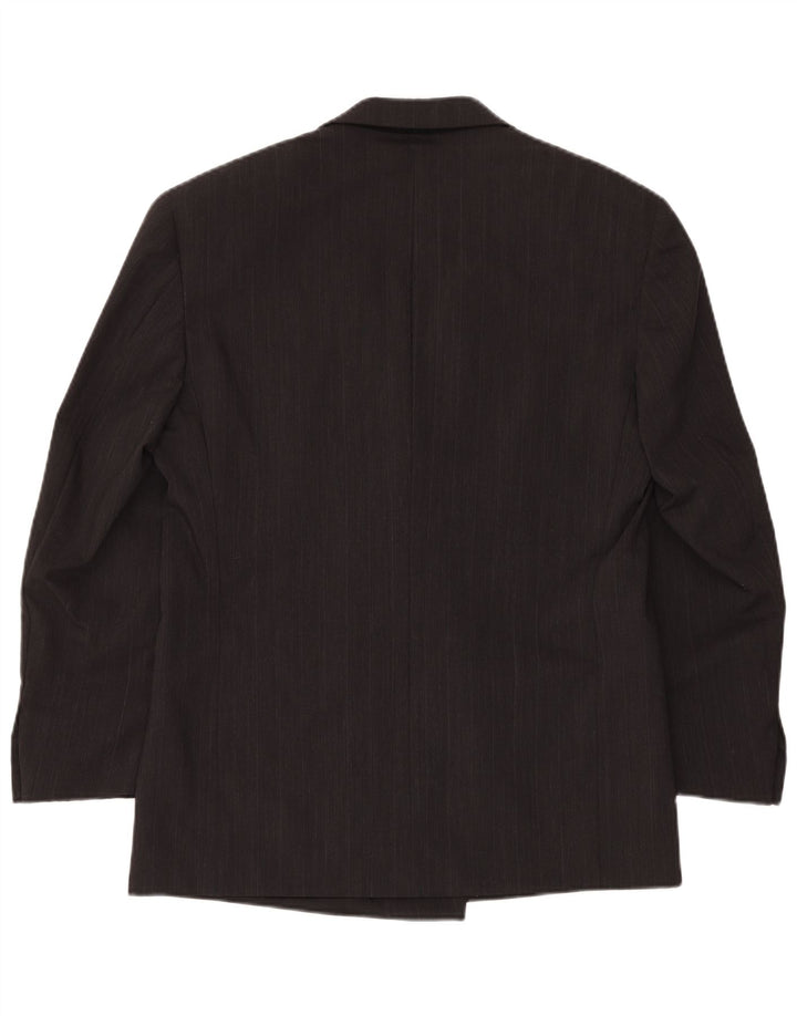 MISSONI Uomo Uomo Giacca Blazer Doppio Petto IT 50 Large Grigio Gessato