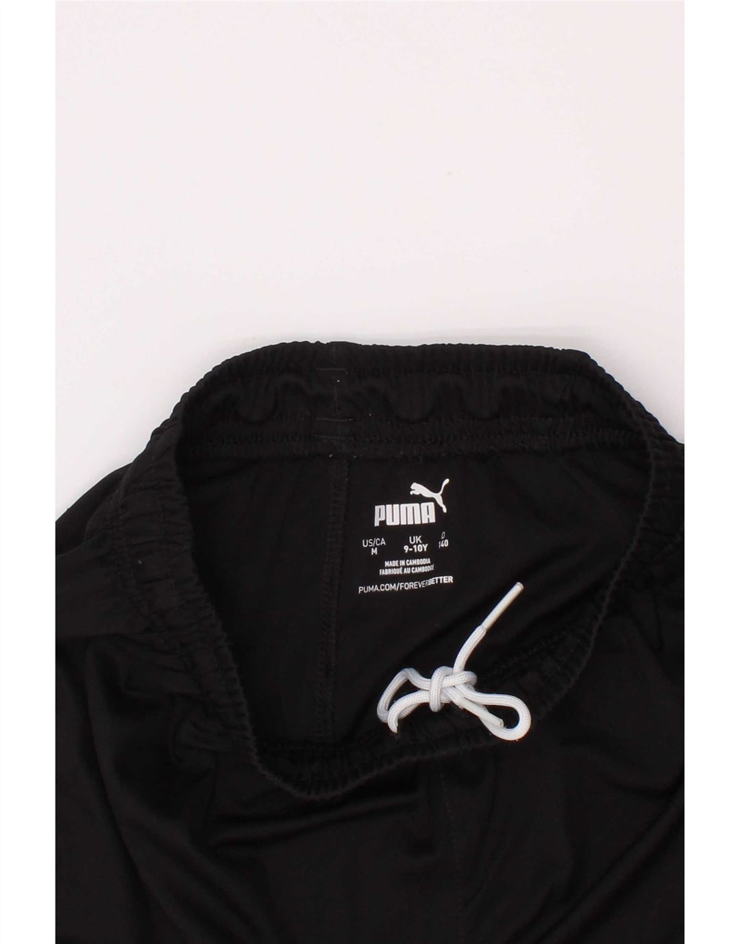 Pantaloncini sportivi Puma da bambino 9-10 anni neri