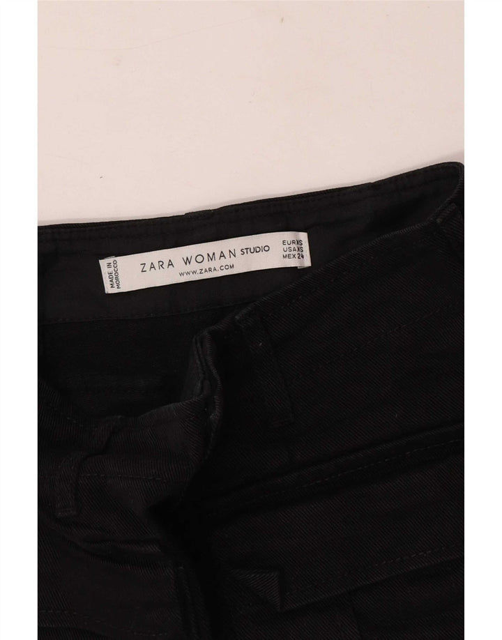 Gonna cargo in denim Zara da donna XS W24 Nera