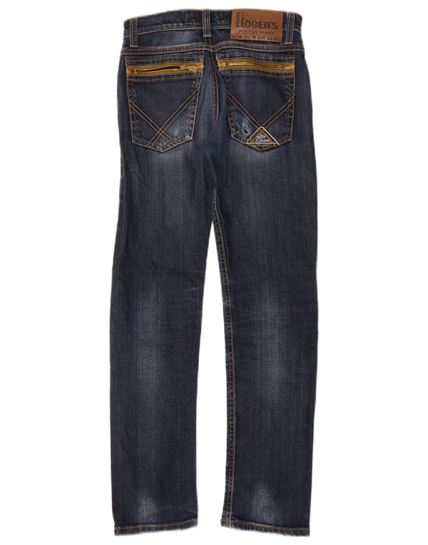Jeans slim da bambino Roy Rogers 9-10 anni W24 L26 cotone blu