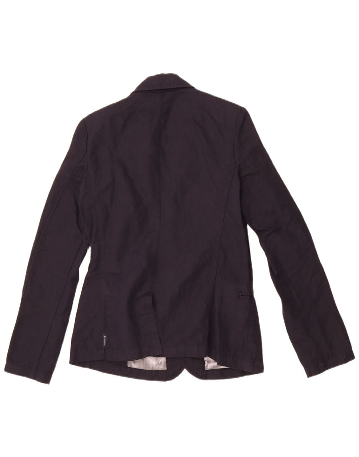 Giacca blazer a 2 bottoni Armani Junior da ragazzo, 15-16 anni, in cotone blu navy