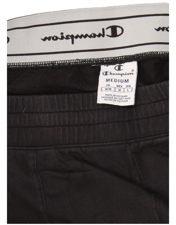 Pantaloni da tuta con grafica da donna CHAMPION UK 14 Medium Nero