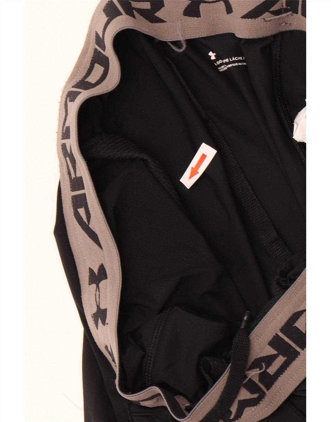 Pantaloncini sportivi da uomo Under Armour grandi in poliestere nero