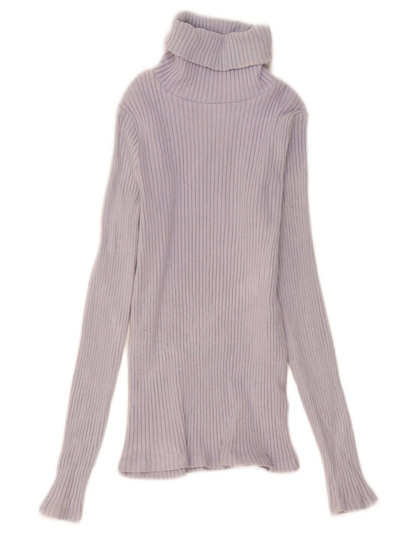 Maglione maglione collo alto per ragazze Zara 11-12 anni in cotone viola