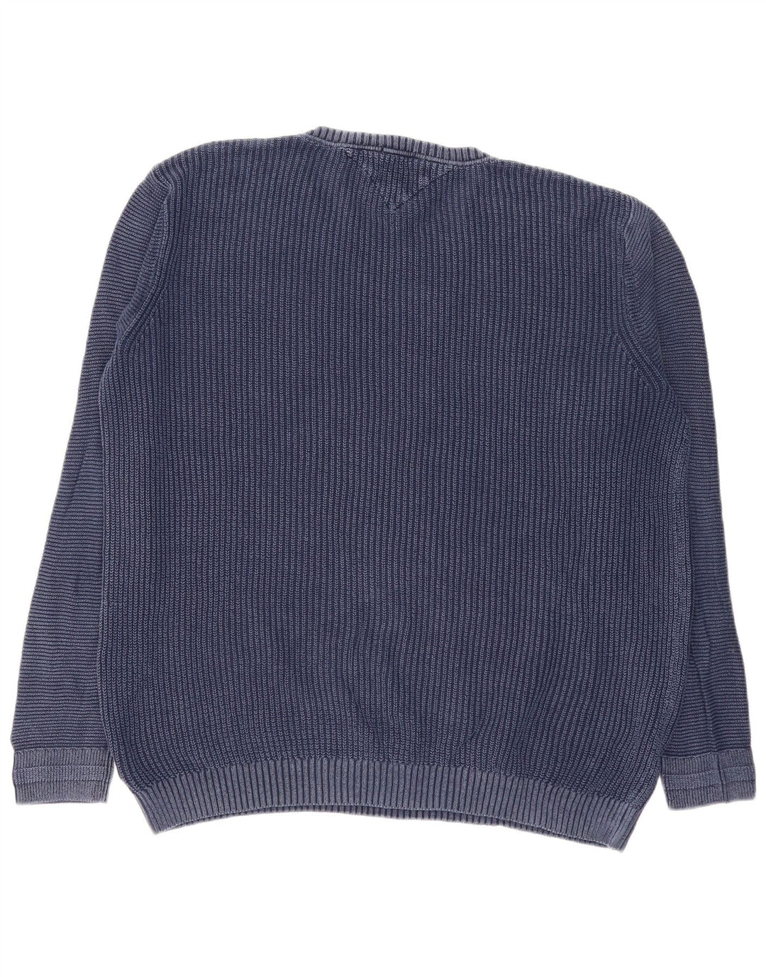 TOMMY HILFIGER Maglione maglione girocollo da uomo XL cotone blu navy