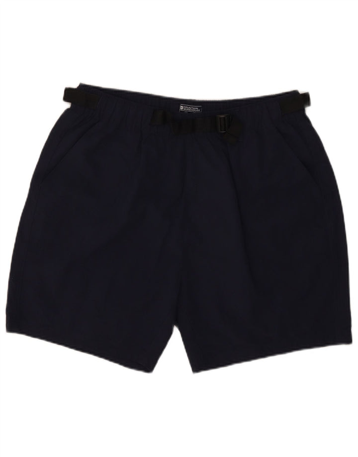 Pantaloncini sportivi da donna Mountain Warehouse UK 14 Large Blu Navy in poliammide