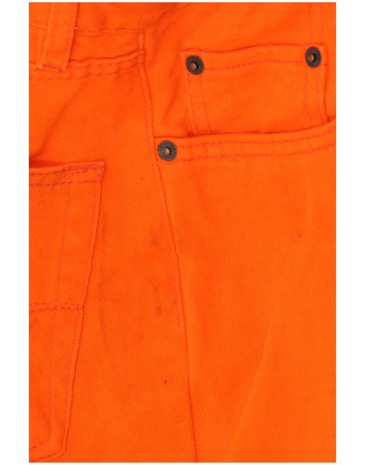Pantaloncini casual da uomo Replay W36 Large in cotone arancione