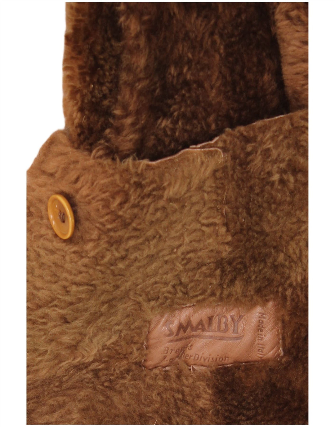 Cappotto in shearling oversize da donna SMALBY UK 18 XL Marrone