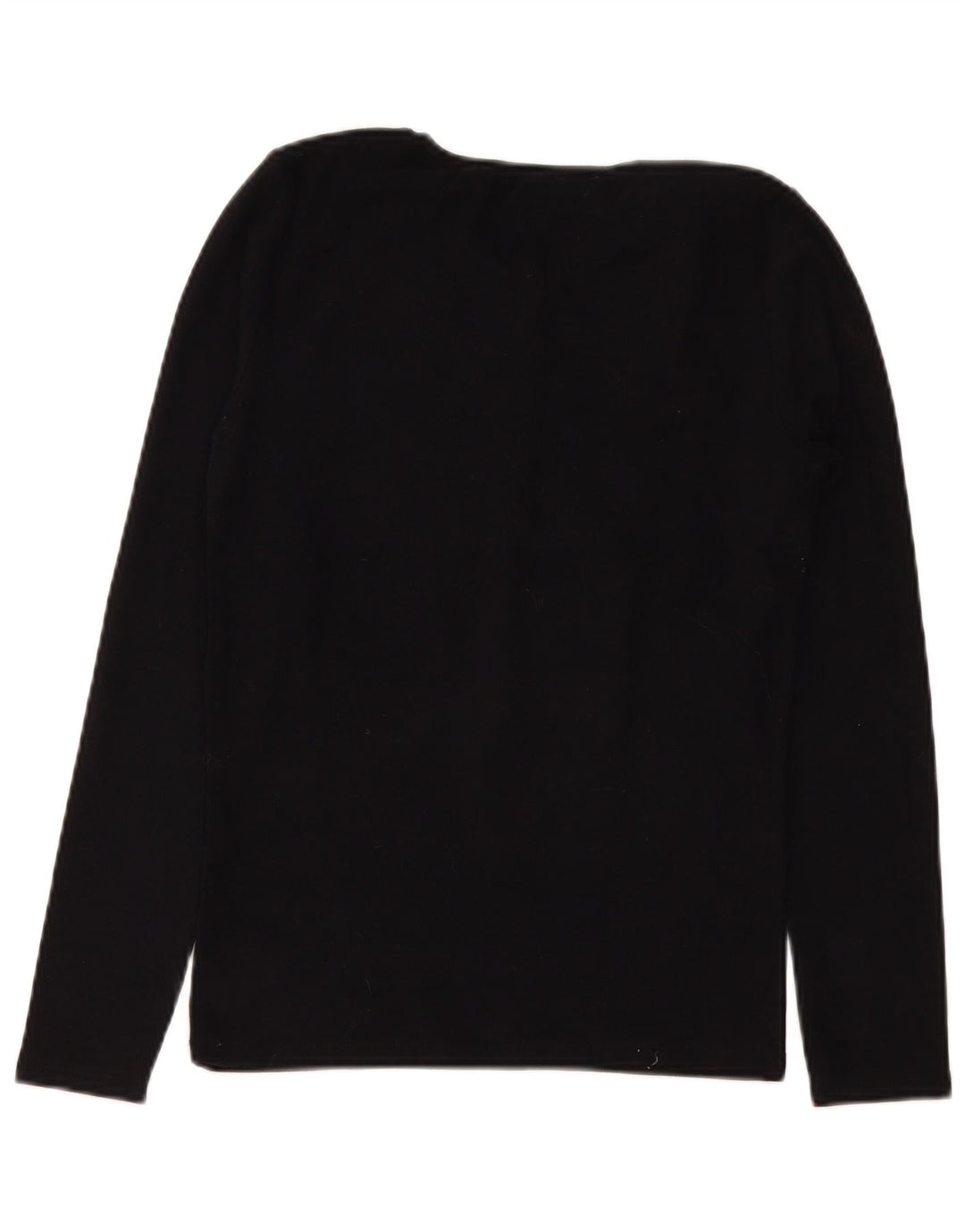 Top Zara da donna a maniche lunghe UK 14 grande nero