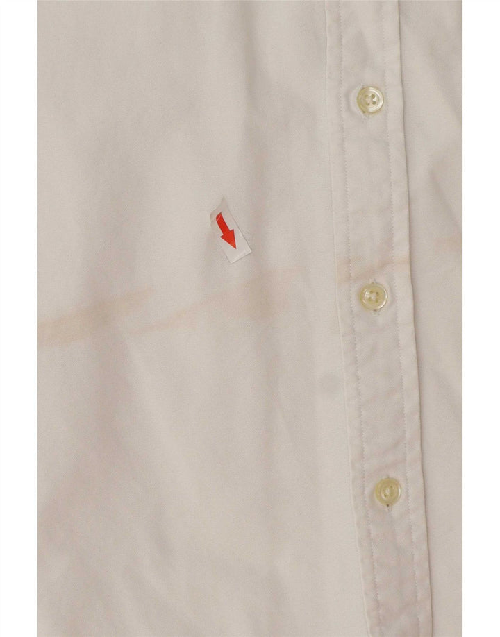 Camicia slim fit da uomo Ralph Lauren piccola in cotone bianco