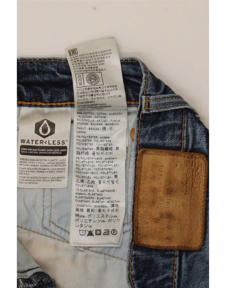 Levi's Jeans dritti effetto vissuto da uomo W30 L30 in cotone blu