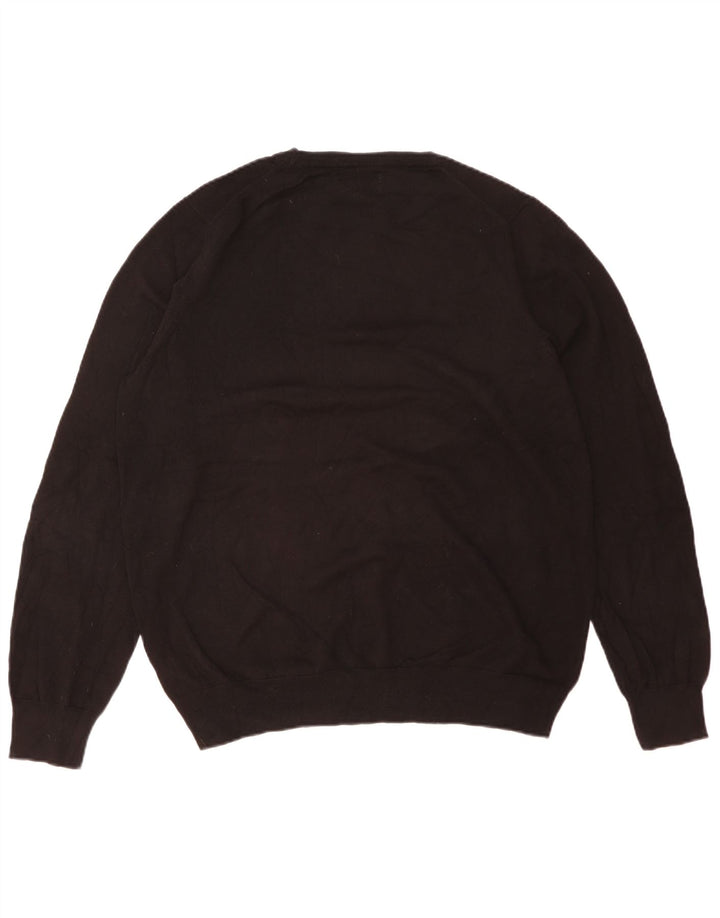 Maglione maglione girocollo da uomo Marks & Spencer XL cotone nero
