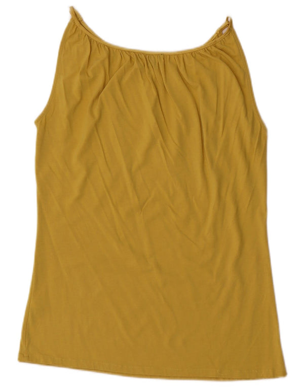 Canottiera da donna Massimo Dutti UK 14 Lyocell giallo medio