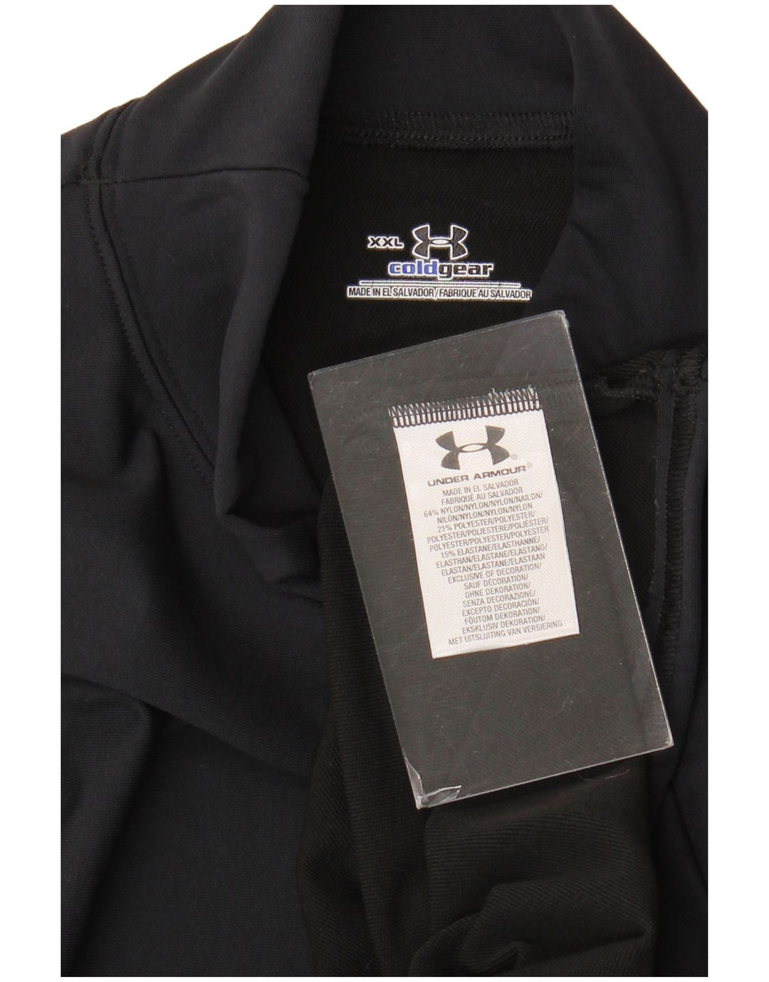 Under Armour Uomo Cold Gear Top manica lunga 2XL nylon nero