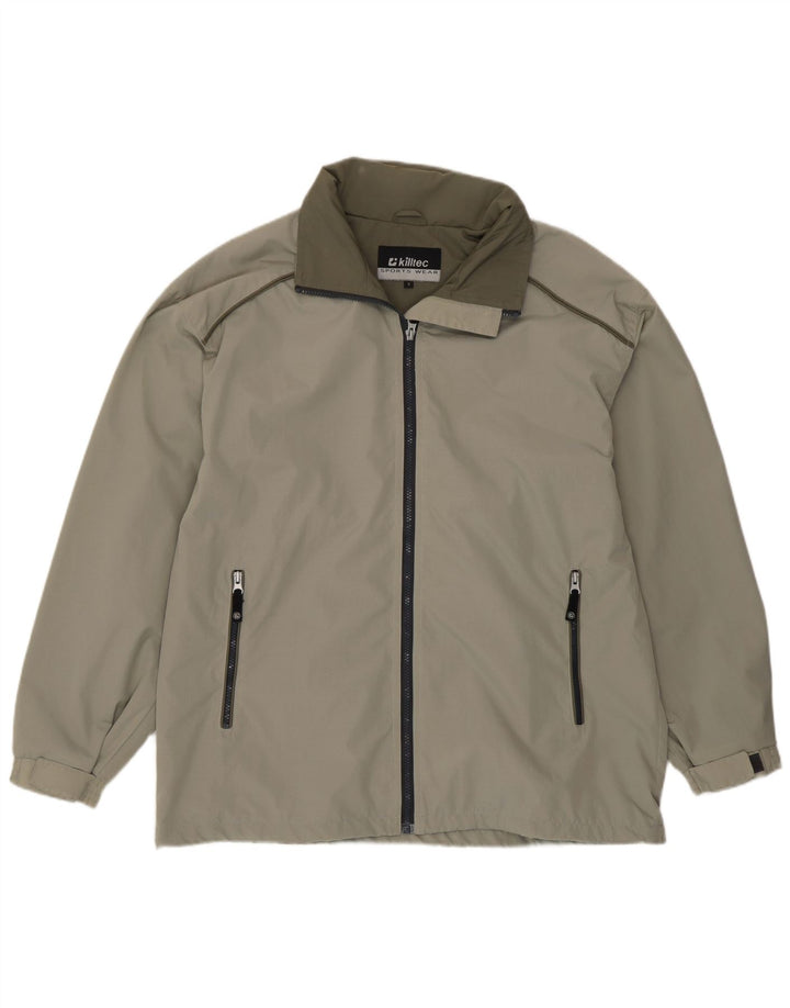 Giacca antipioggia con cappuccio da uomo Killtec UK 36 Small Verde Poliammide