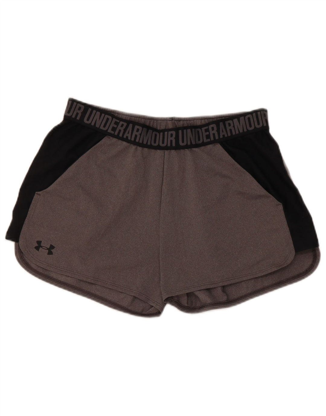 Pantaloncini sportivi grafici da donna Under Armour UK 14 Blocco colore grigio medio