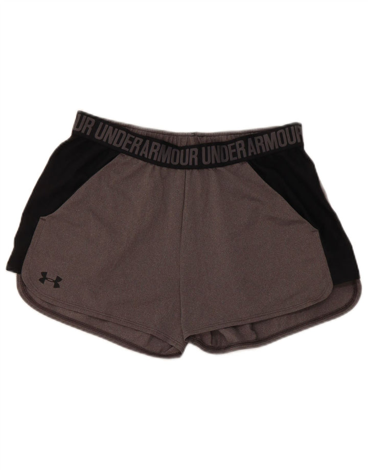 Pantaloncini sportivi grafici da donna Under Armour UK 14 Blocco colore grigio medio