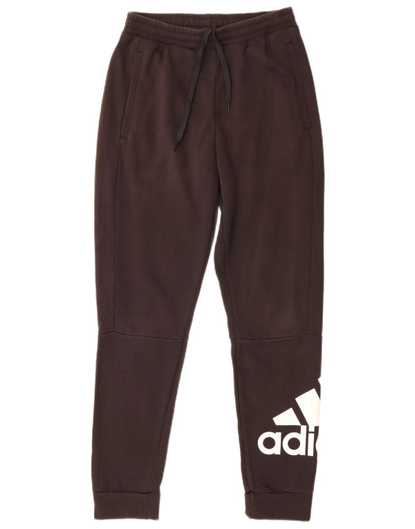 Pantaloni da tuta con grafica ADIDAS da uomo Joggers piccoli in cotone nero