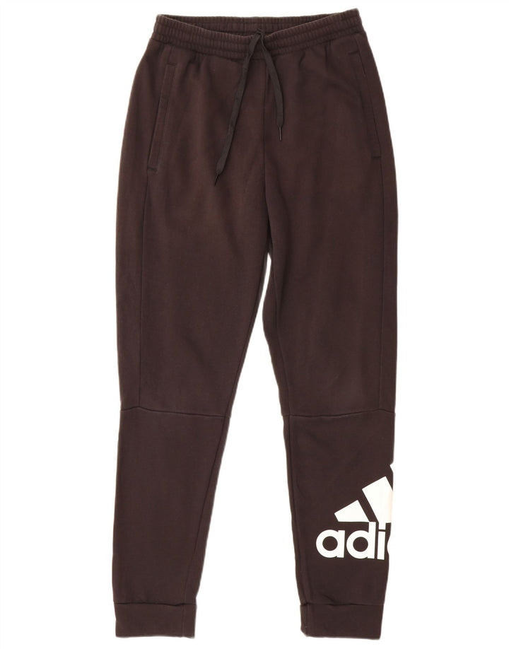 Pantaloni da tuta con grafica ADIDAS da uomo Joggers piccoli in cotone nero