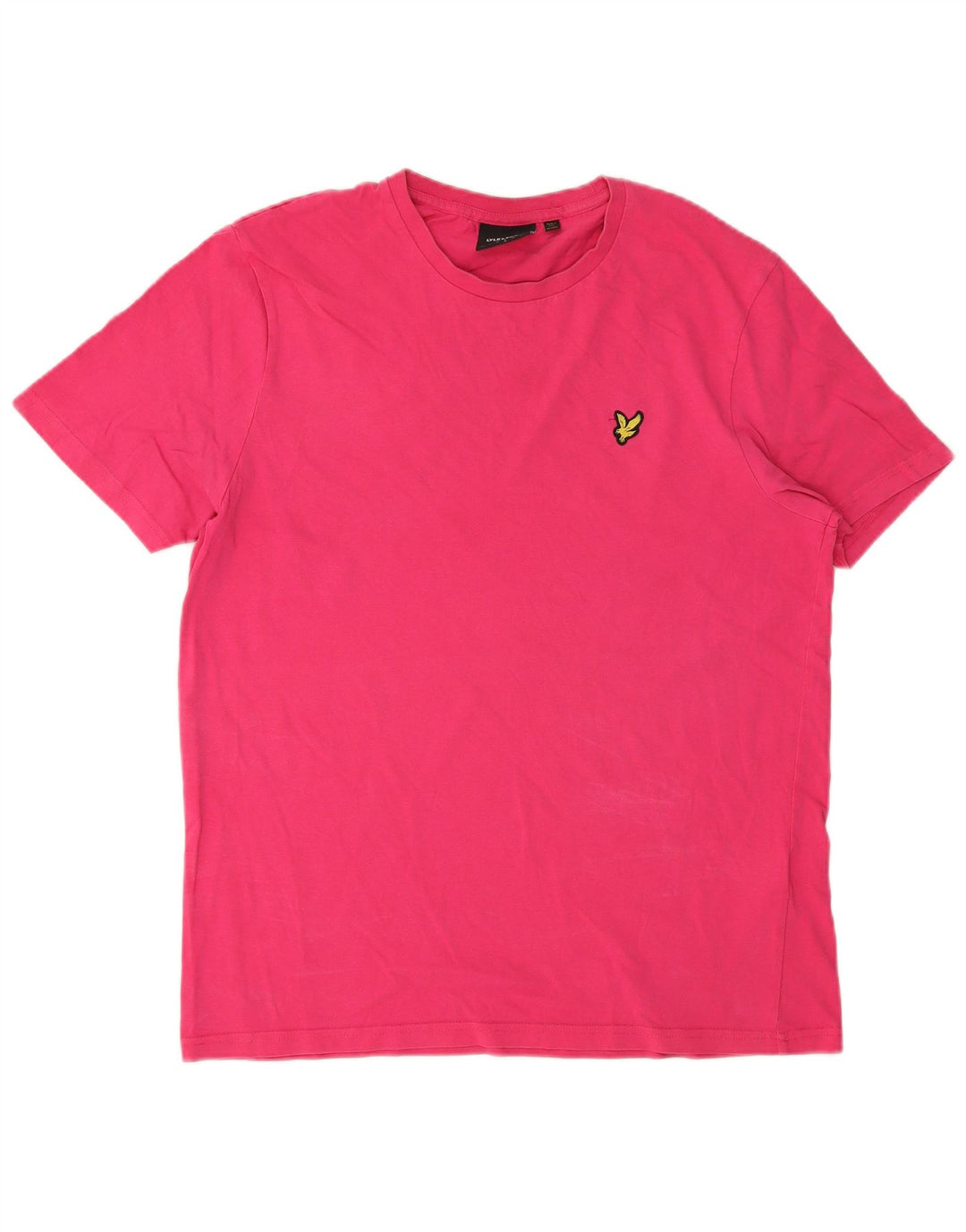Lyle & Scott T-shirt da uomo Top grande in cotone rosa