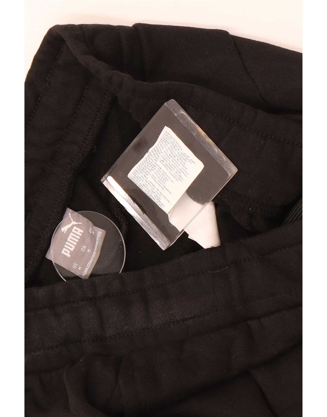 Pantaloni da tuta da uomo Puma Joggers Medium Black Cotton