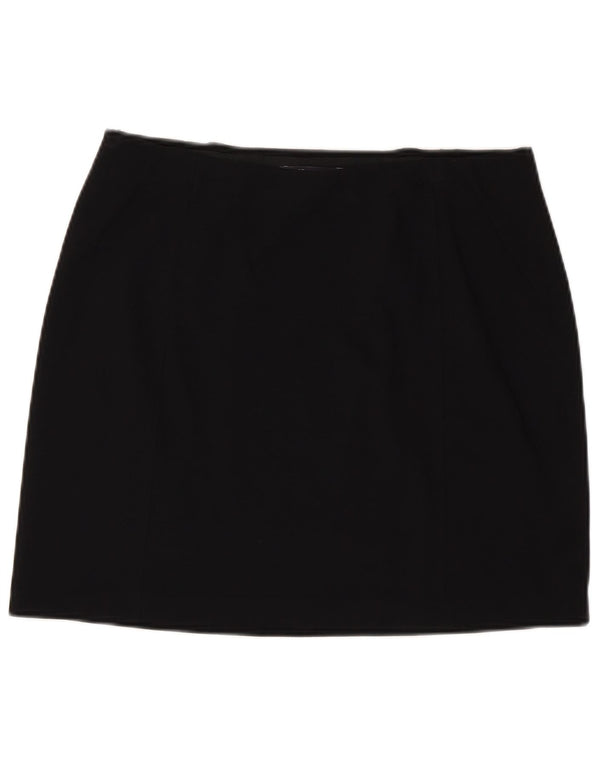 Minigonna da donna Marks & Spencer UK 14 Large W32 viscosa nera