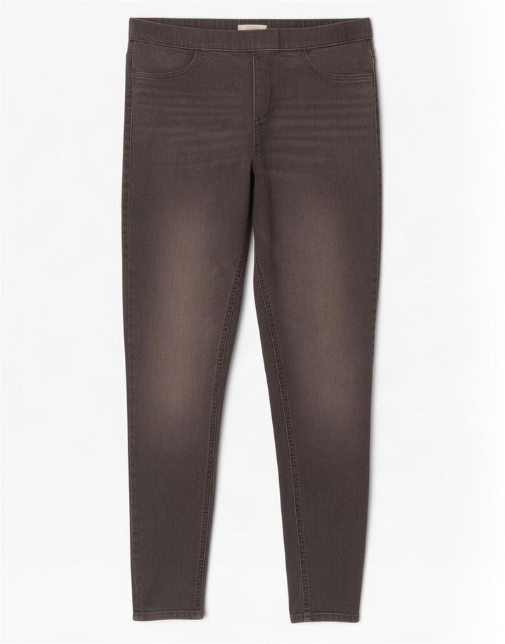 Jeans Jeggings da donna Marks & Spencer UK 12 Medio W28 L28 Cotone grigio