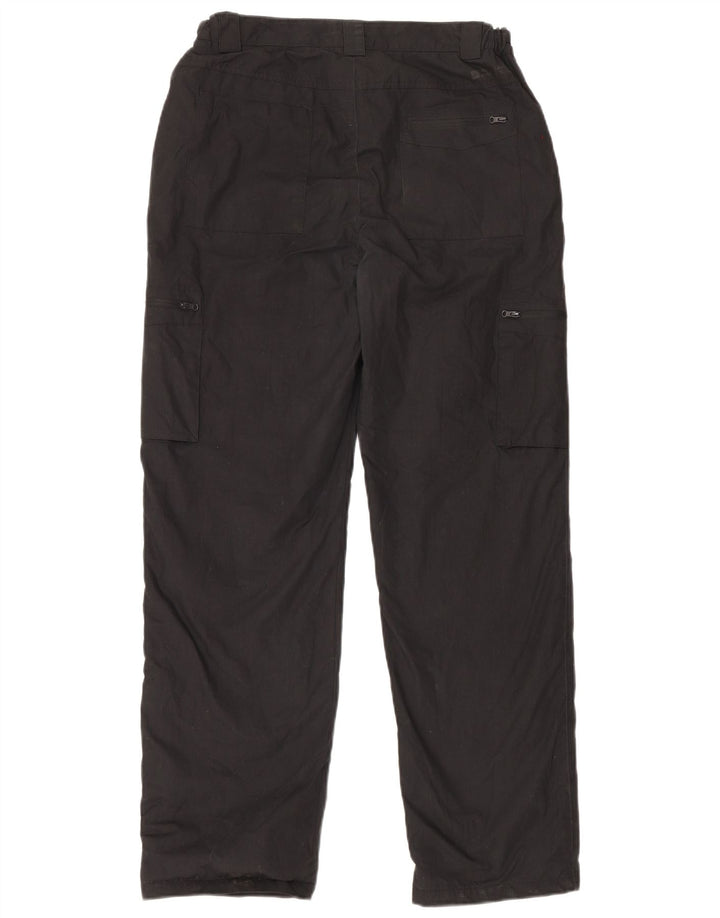 Pantaloni cargo dritti da uomo Mountain Warehouse W32 L31 poliestere nero