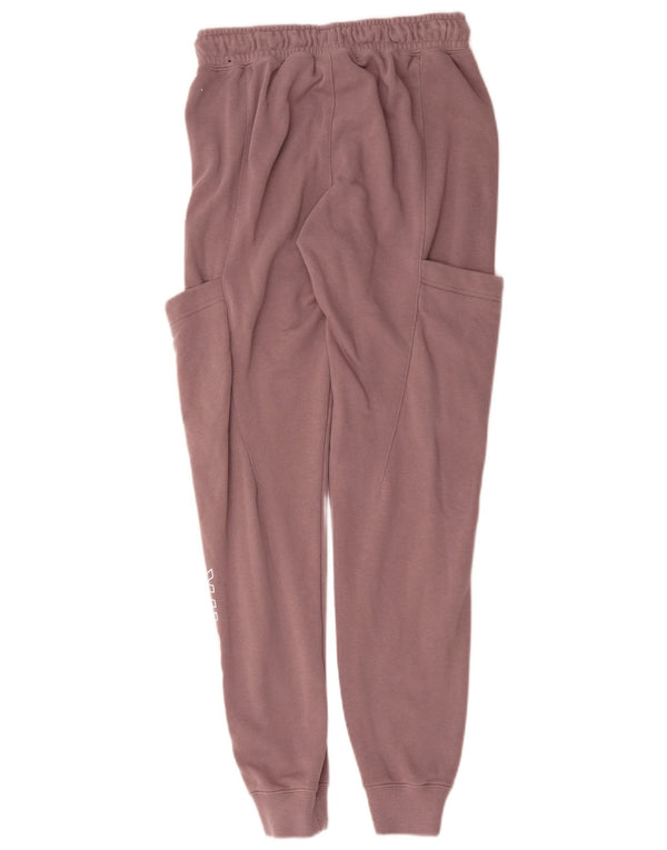 Pantaloni da tuta con grafica Nike da donna, pantaloni da jogging, UK 4 XS, cotone viola