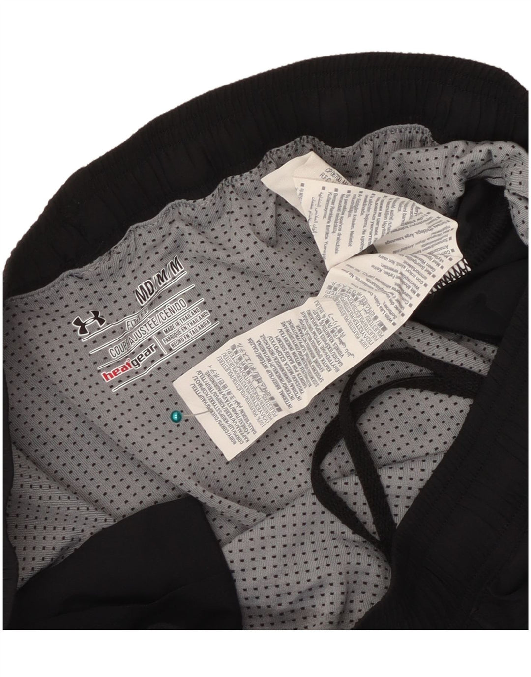 Pantaloncini sportivi da uomo Under Armour medio nero poliestere