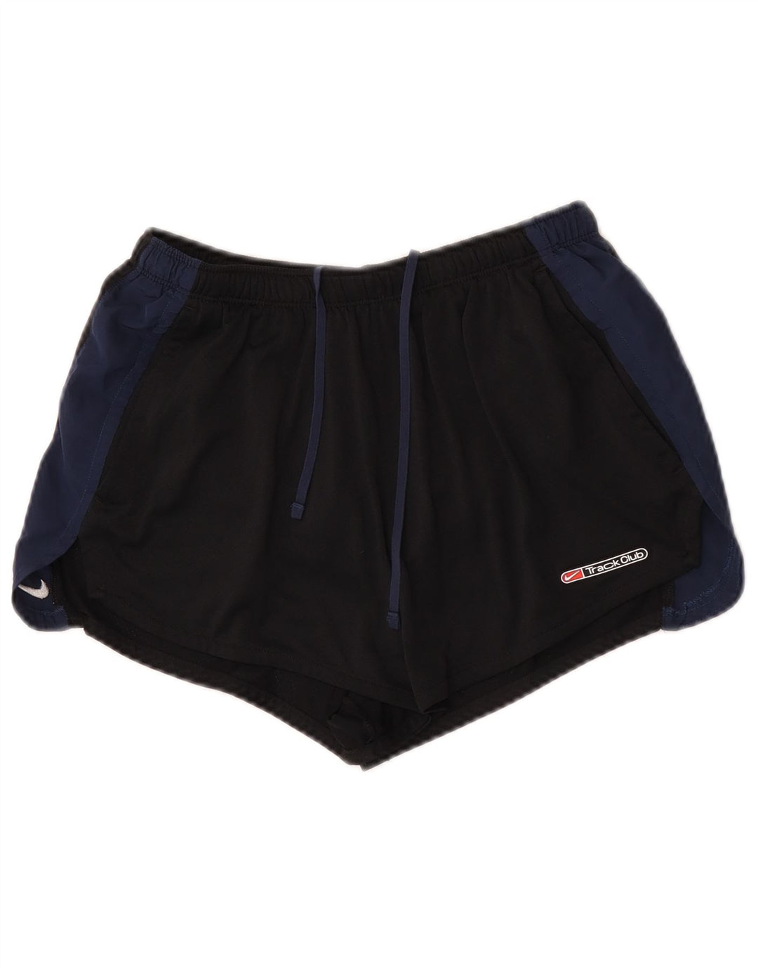 Pantaloncini sportivi Nike Dri Fit da donna UK 12 Medium Nero Colourblock Poliestere