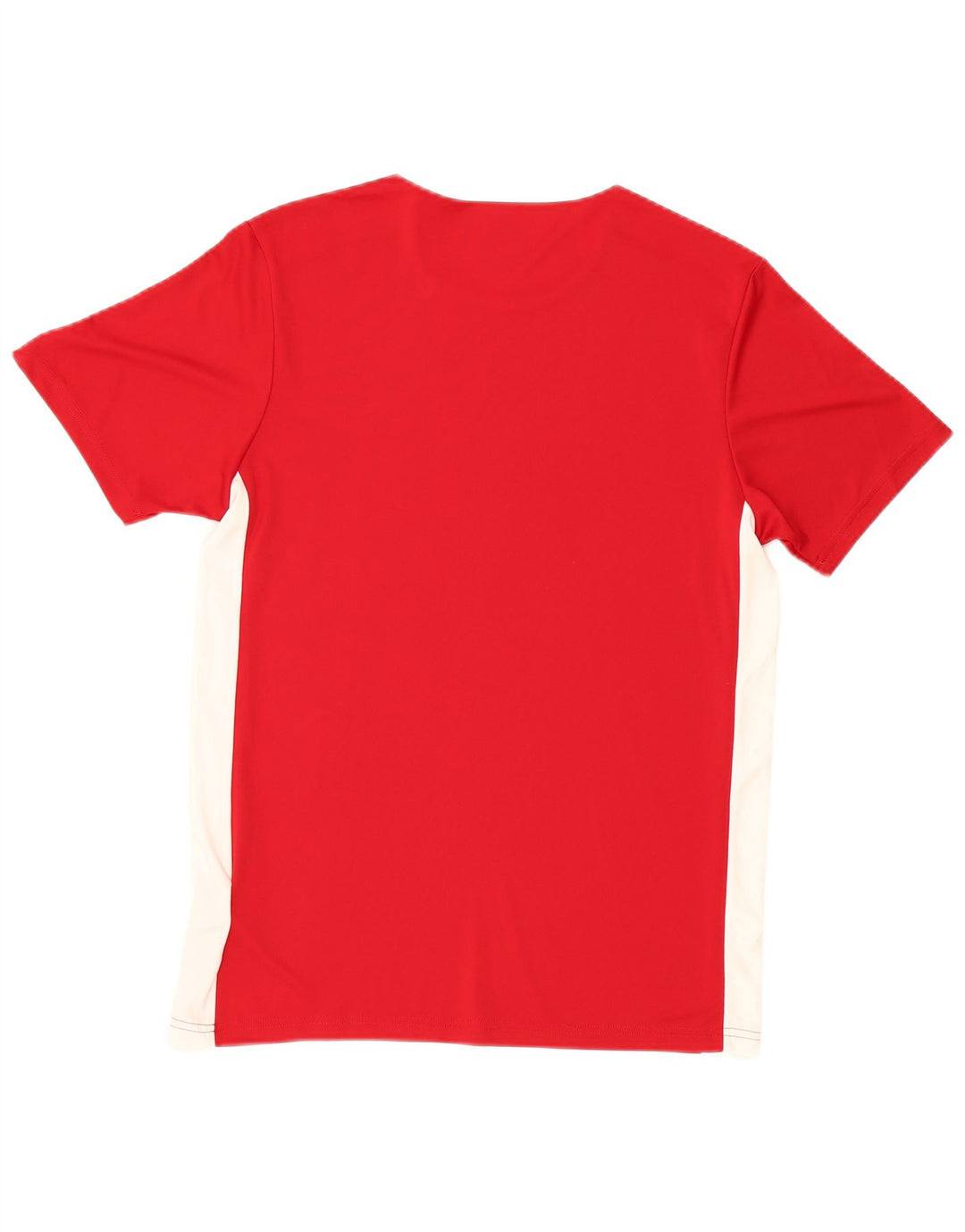 T-shirt Adidas Aeroready da uomo Top in poliestere color block rosso medio