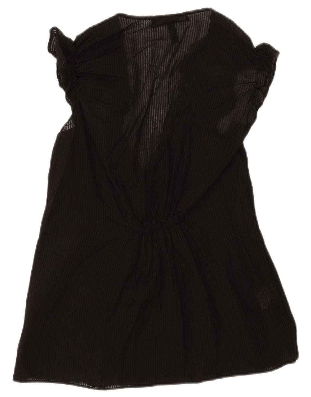 BCBGMAXAZRIA Camicetta da donna Top UK 12 Cotone a righe nere medie