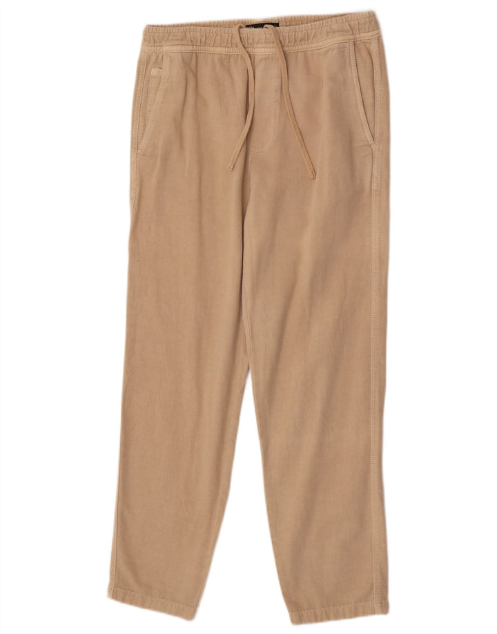Pantaloni cargo dritti da uomo Zara medi W31 L30 in cotone beige