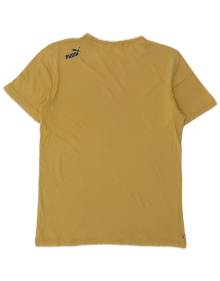 T-shirt grafica da uomo Puma Top Small gialla