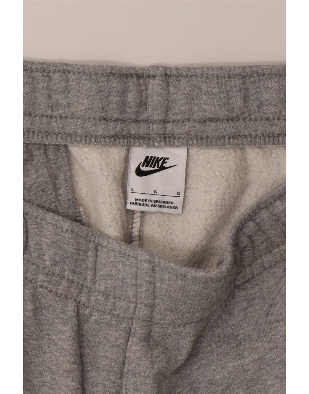 Pantaloni da tuta da uomo Nike Joggers grandi in cotone chiazzato grigio