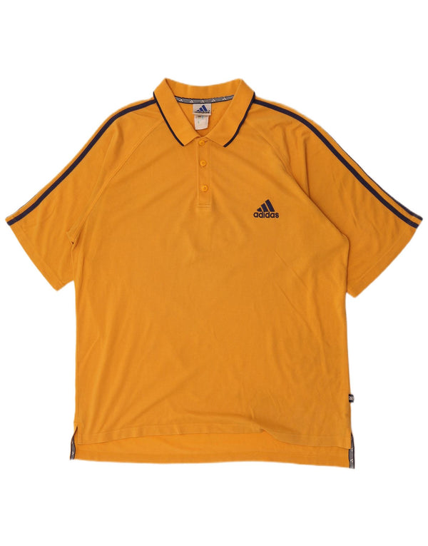 Polo Adidas Uomo UK 48/50 XL Cotone Giallo