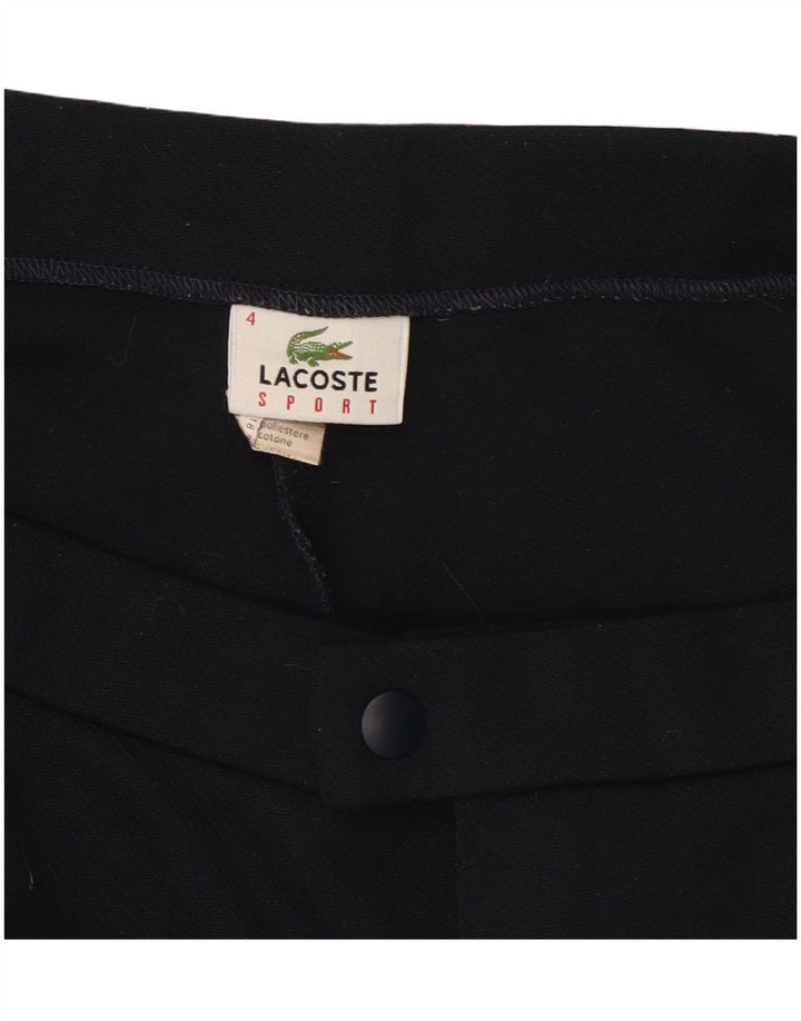 Pantaloncini chino da donna Lacoste taglia 4 XS W30 poliestere blu navy